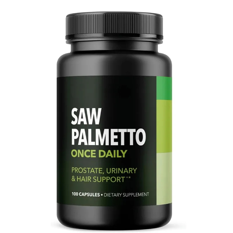 Capsules de Palmier Nain Pour la Santé de la Prostate et L'amélioration du Fonctionnement des Voies Urinaires - 100 Capsules